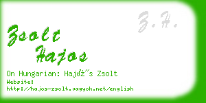 zsolt hajos business card